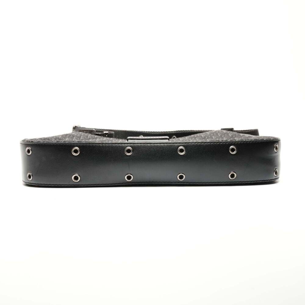 CHRISTIAN DIOR Black Canvas Trotter Shoulder Bag - Picture 7 of 13